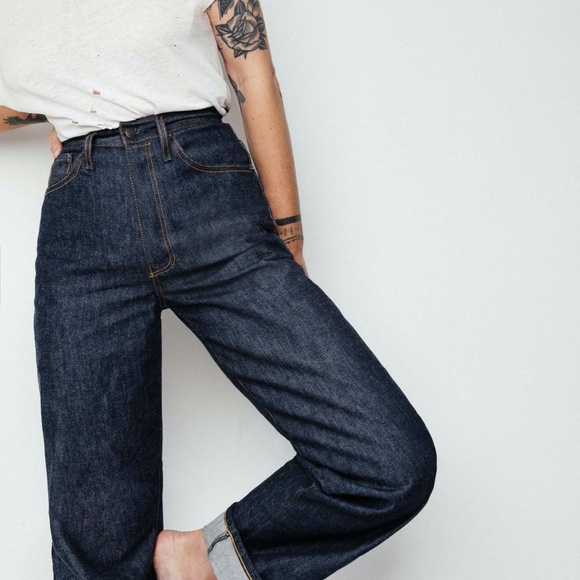 imogene + willie Catherine high rise indigo selvage denim - Picture 3 of 16